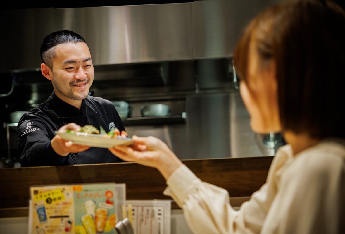 カウンターで一人焼肉